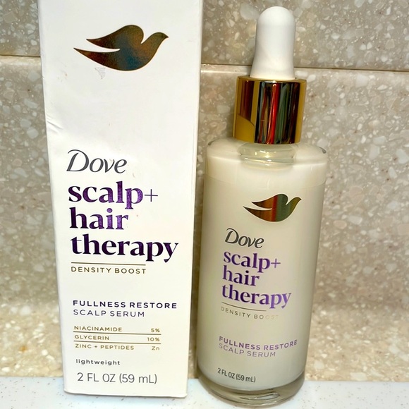 🆕Dove Scalp Hair Therapy Restore Scalp Serum 2 Set - Picture 2 of 8